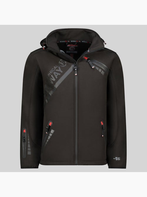 Chaqueta softshell con capucha twopac – geographical norway - Kiabi