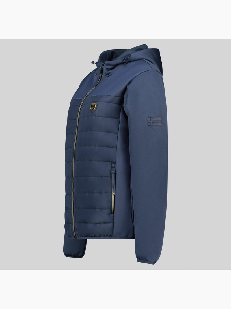 Chaqueta softshell con capucha typhlosion – geographical norway Azul marino - Kiabi