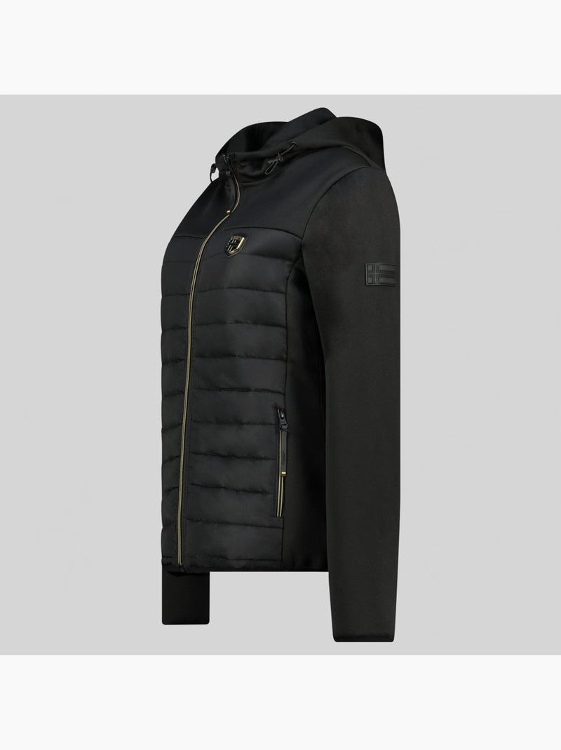 Chaqueta softshell con capucha typhlosion – geographical norway Negro - Kiabi