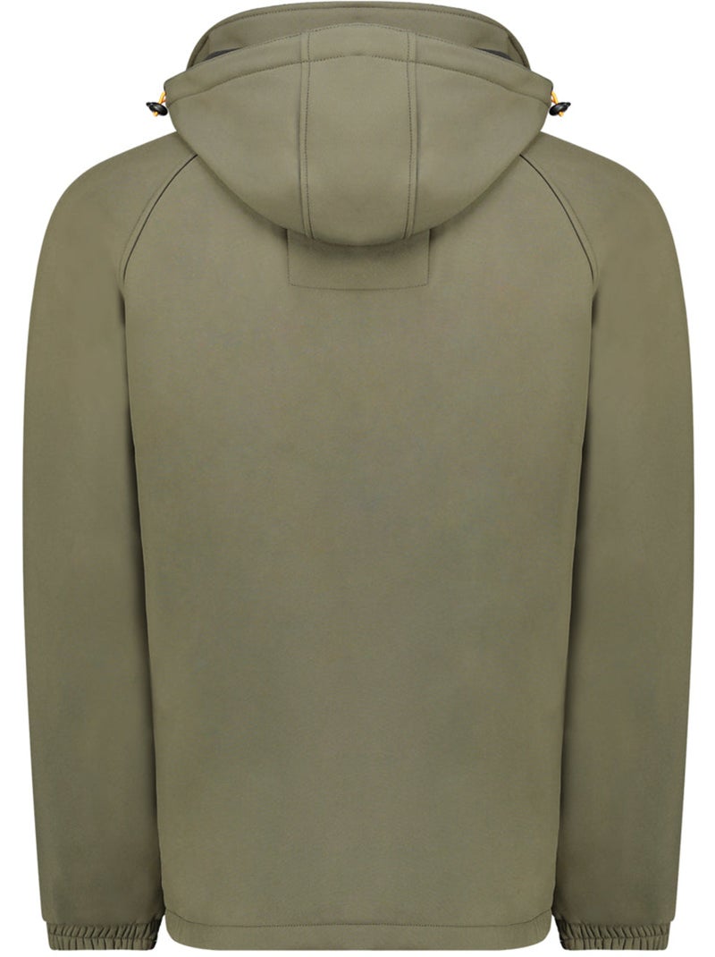 Chaqueta softshell cortavientos con capucha ritchoneak – canadian peak Caqui - Kiabi