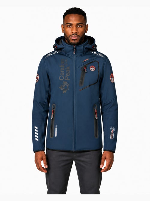 Chaqueta softshell cortavientos con capucha royauteak – canadian peak - Kiabi Chaqueta softshell cortavientos con capucha royauteak – canadian peak - Kiabi