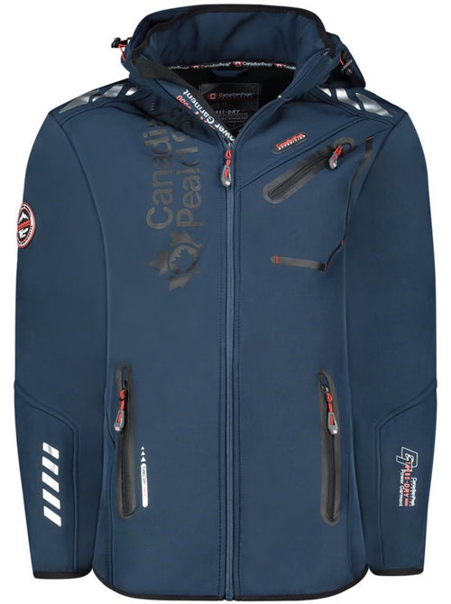 Chaqueta softshell cortavientos con capucha royauteak – canadian peak - Kiabi Chaqueta softshell cortavientos con capucha royauteak – canadian peak - Kiabi