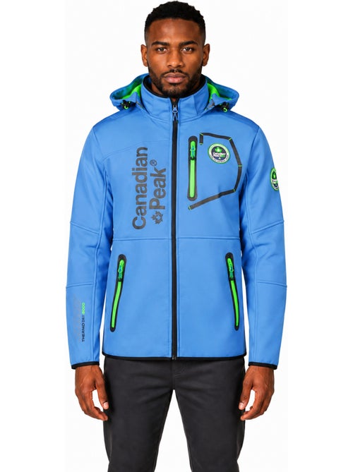 Chaqueta softshell cortavientos con capucha royauteak – canadian peak - Kiabi Chaqueta softshell cortavientos con capucha royauteak – canadian peak - Kiabi