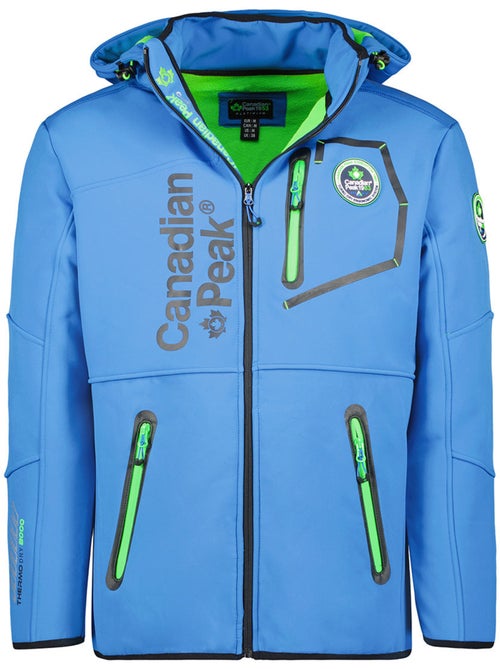 Chaqueta softshell cortavientos con capucha royauteak – canadian peak - Kiabi Chaqueta softshell cortavientos con capucha royauteak – canadian peak - Kiabi