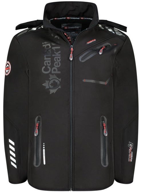 Chaqueta softshell cortavientos con capucha royauteak – canadian peak - Kiabi Chaqueta softshell cortavientos con capucha royauteak – canadian peak - Kiabi