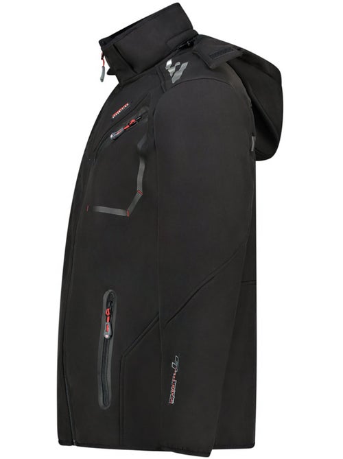 Chaqueta softshell cortavientos con capucha royauteak – canadian peak - Kiabi Chaqueta softshell cortavientos con capucha royauteak – canadian peak - Kiabi
