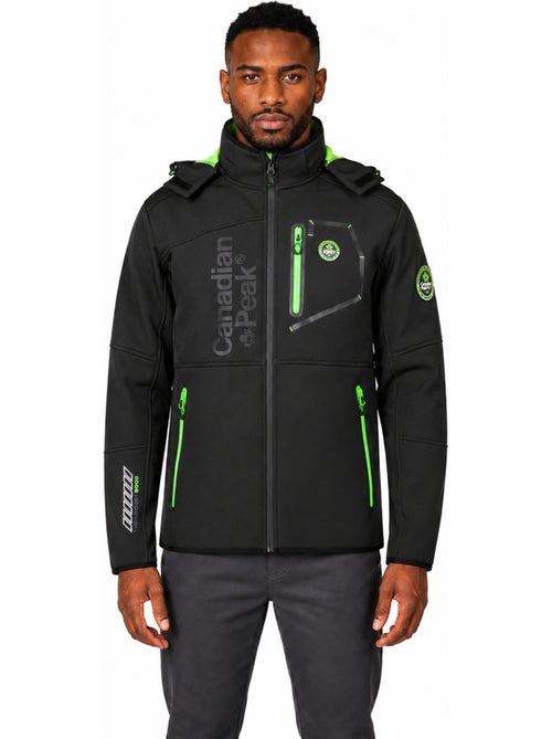 Chaqueta softshell cortavientos con capucha royauteak – canadian peak - Kiabi Chaqueta softshell cortavientos con capucha royauteak – canadian peak - Kiabi