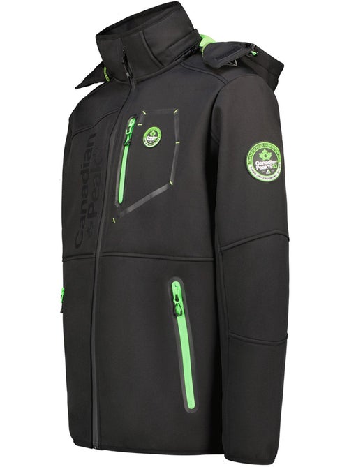 Chaqueta softshell cortavientos con capucha royauteak – canadian peak - Kiabi Chaqueta softshell cortavientos con capucha royauteak – canadian peak - Kiabi