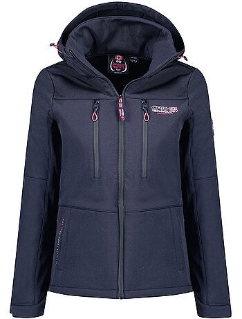 Chaqueta softshell cortavientos forrada de polar timmexeak – canadian peak