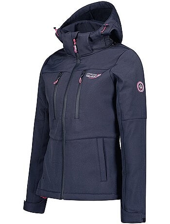 Chaqueta softshell cortavientos forrada de polar timmexeak – canadian peak