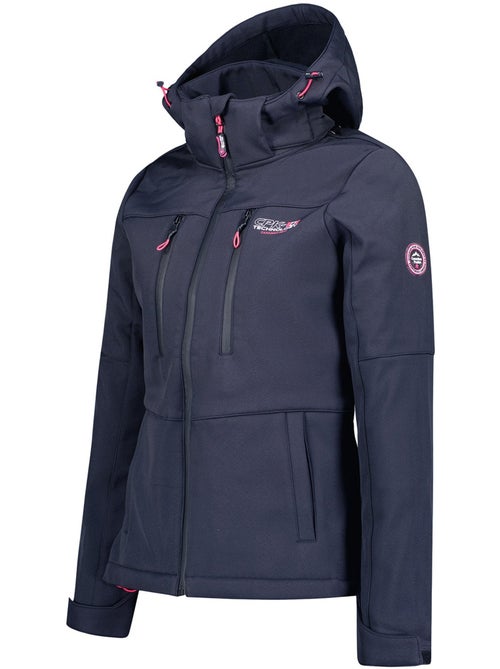 Chaqueta softshell cortavientos forrada de polar timmexeak – canadian peak - Kiabi