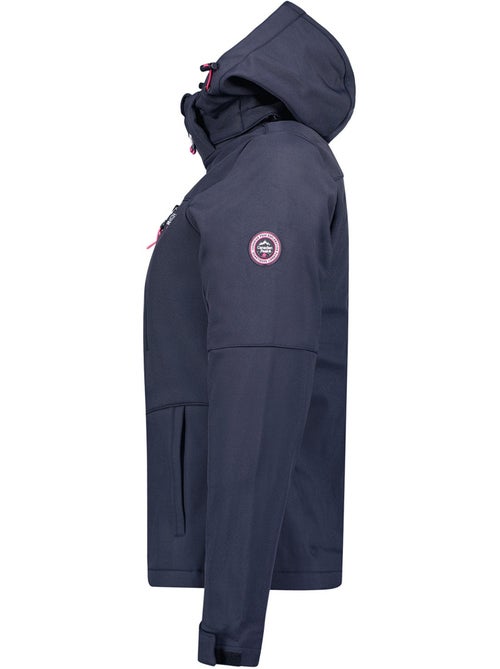 Chaqueta softshell cortavientos forrada de polar timmexeak – canadian peak - Kiabi