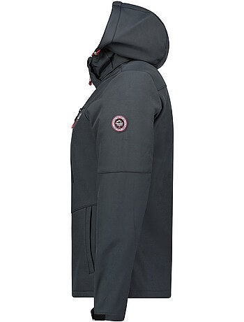 Chaqueta softshell cortavientos forrada de polar timmexeak – canadian peak