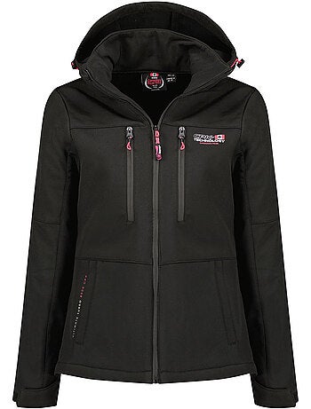 Chaqueta softshell cortavientos forrada de polar timmexeak – canadian peak