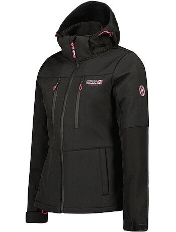 Chaqueta softshell cortavientos forrada de polar timmexeak – canadian peak