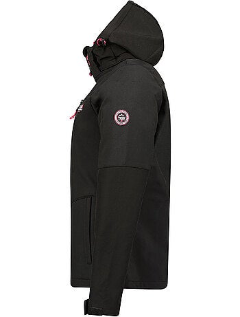 Chaqueta softshell cortavientos forrada de polar timmexeak – canadian peak