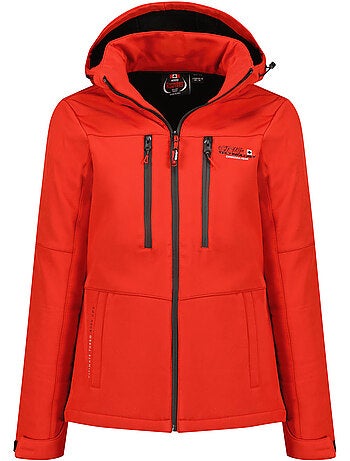 Chaqueta softshell cortavientos forrada de polar timmexeak – canadian peak