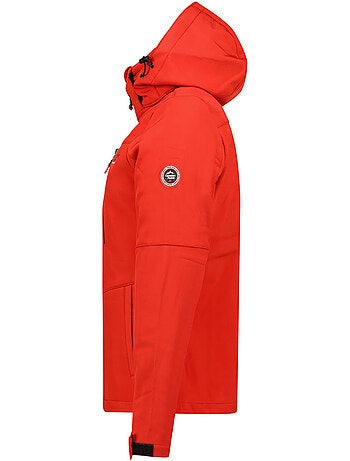 Chaqueta softshell cortavientos forrada de polar timmexeak – canadian peak