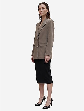Chaqueta tipo blazer abotonada para mujer de my fashion