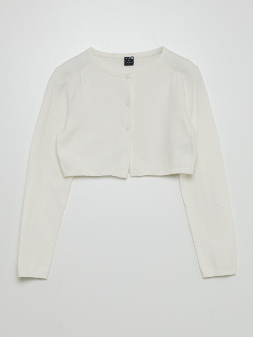 Chaqueta tipo bolero BLANCO - Kiabi