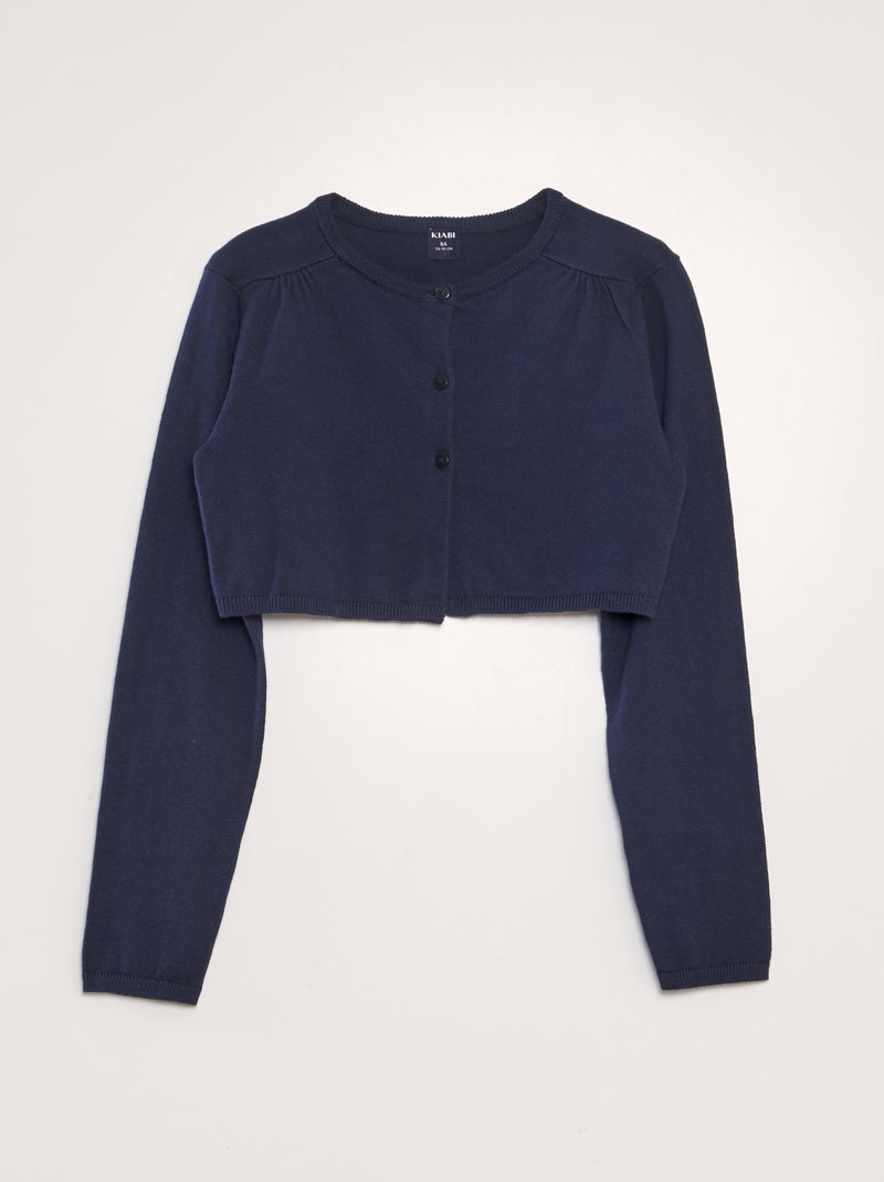 Chaqueta tipo bolero marino - Kiabi