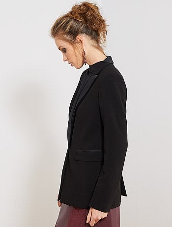 Chaqueta tipo esmoquin con cuello satinado - Kiabi