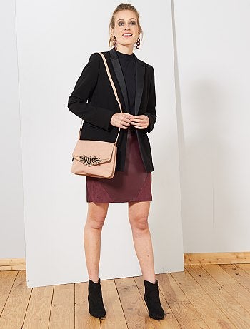 Chaqueta tipo esmoquin con cuello satinado - Kiabi