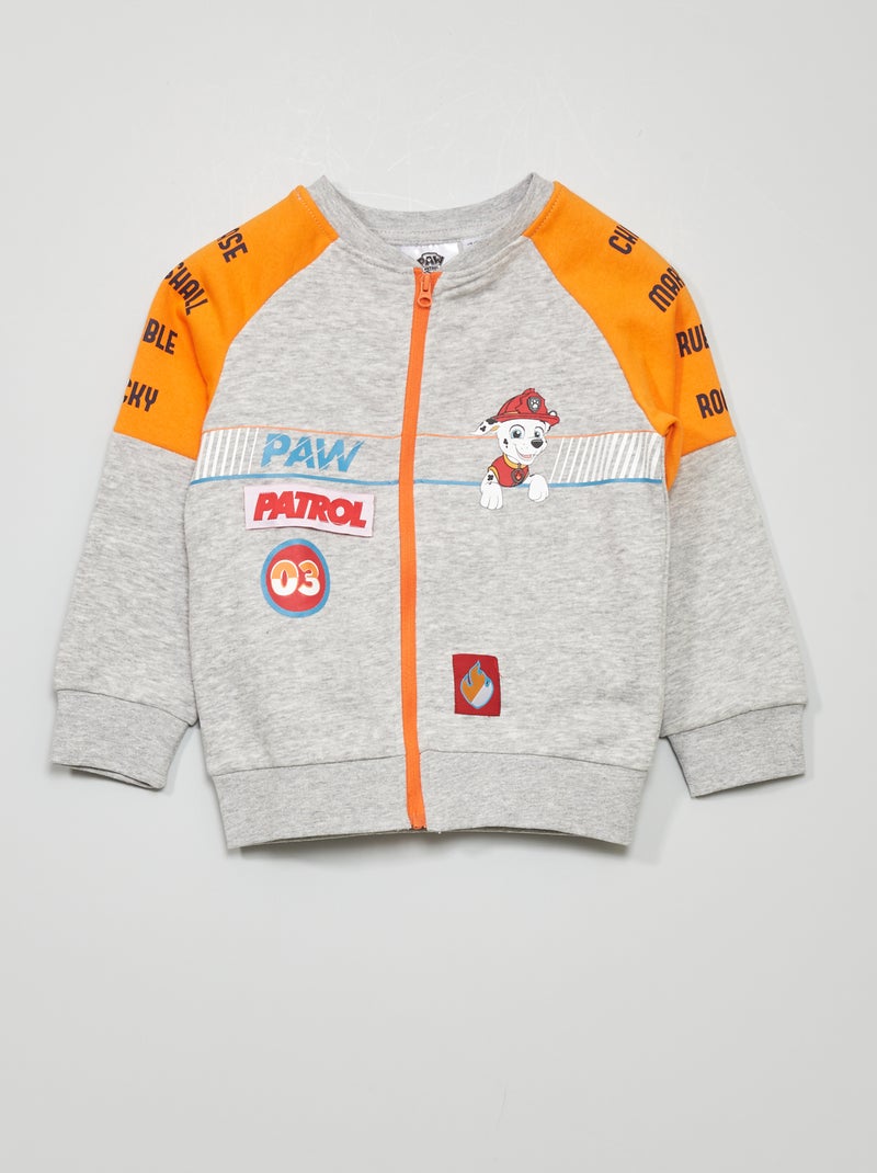 Chaqueta tipo teddy 'La Patrulla Canina' gris - Kiabi