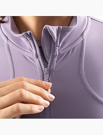 Chaqueta ultraligera cremallera entrenamiento mujer fitness mujer nusa