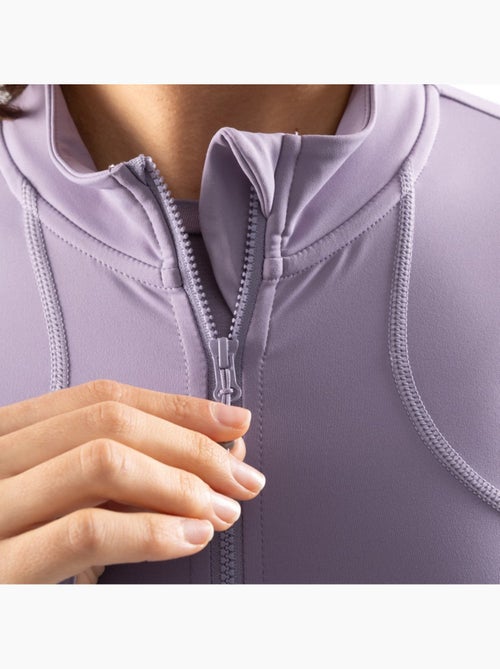 Chaqueta ultraligera cremallera entrenamiento mujer fitness mujer nusa - Kiabi