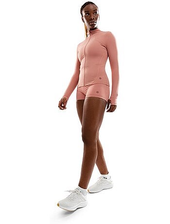 Chaqueta ultraligera cremallera entrenamiento mujer fitness mujer pelican