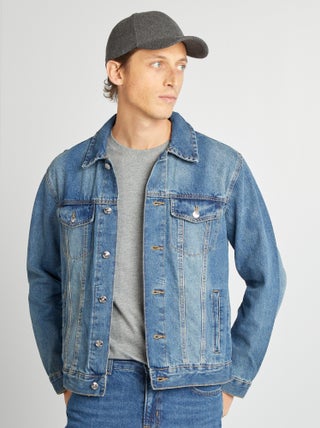 Chaqueta vaquera abotonada