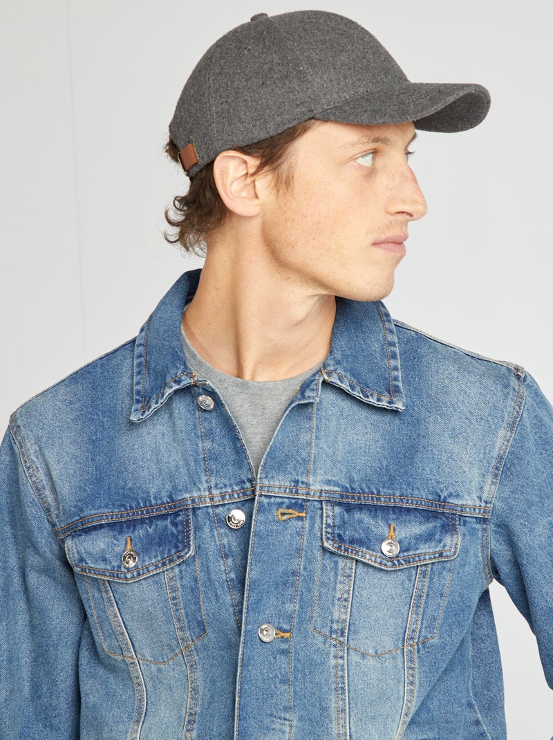 Chaqueta vaquera abotonada AZUL - Kiabi