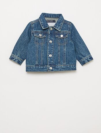 Chaqueta vaquera con abertura a presión