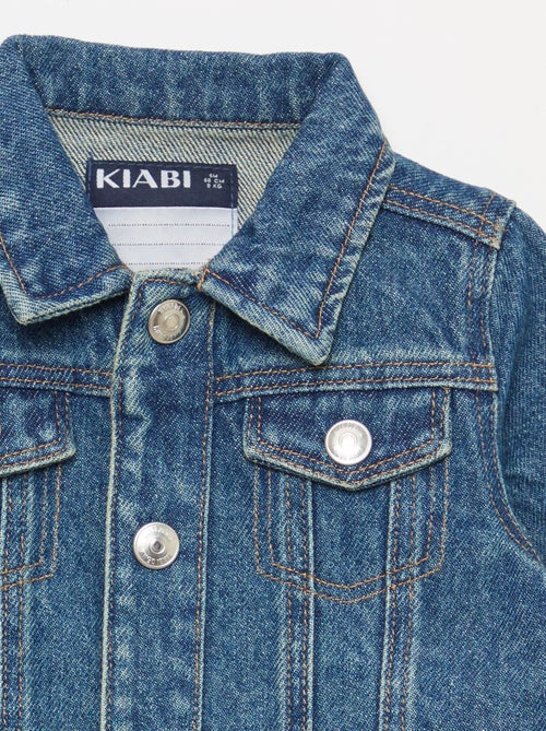Chaqueta vaquera con abertura a presión - Kiabi