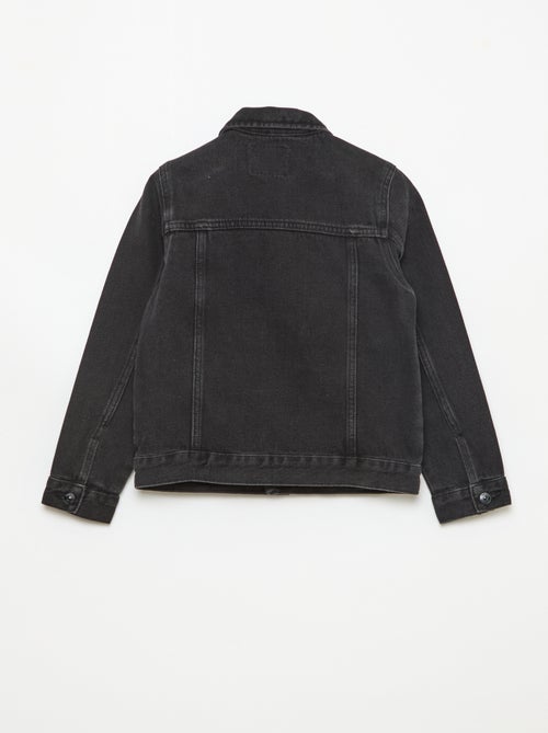 Chaqueta vaquera con abertura abotonada - Kiabi