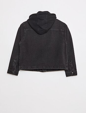 Chaqueta vaquera con capucha