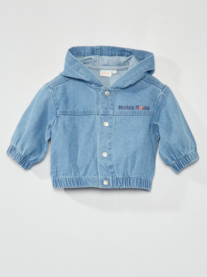 Chaqueta vaquera con capucha 'Mickey' AZUL - Kiabi