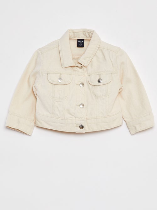 Chaqueta vaquera con cierre de automáticos - Kiabi