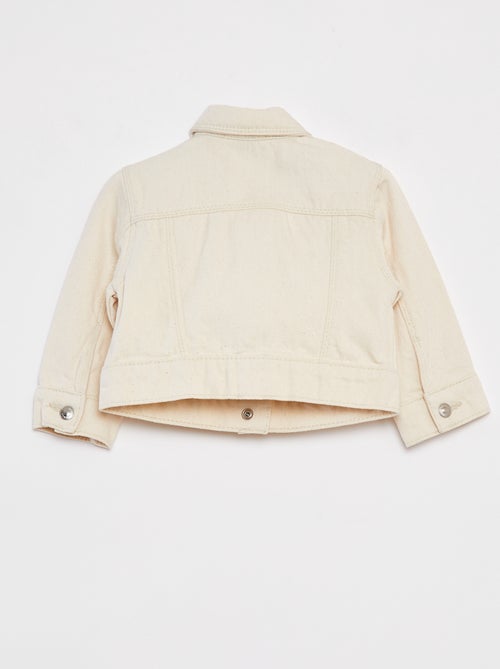 Chaqueta vaquera con cierre de automáticos - Kiabi