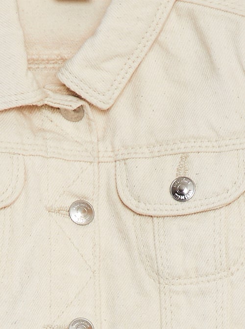 Chaqueta vaquera con cierre de automáticos - Kiabi