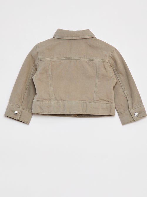 Chaqueta vaquera con cierre de automáticos - Kiabi