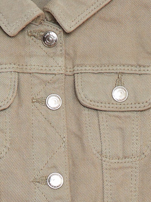 Chaqueta vaquera con cierre de automáticos - Kiabi