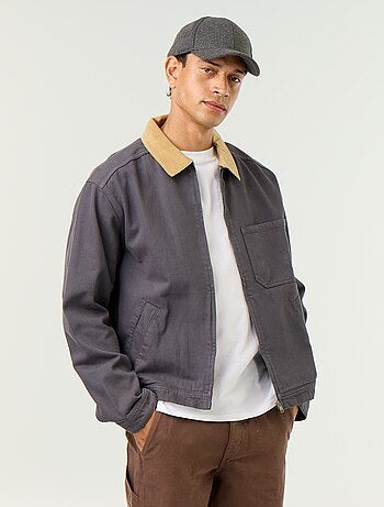 Chaqueta vaquera con cuello de pana