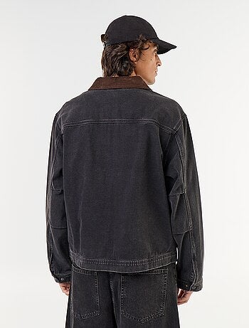 Chaqueta vaquera con cuello de pana