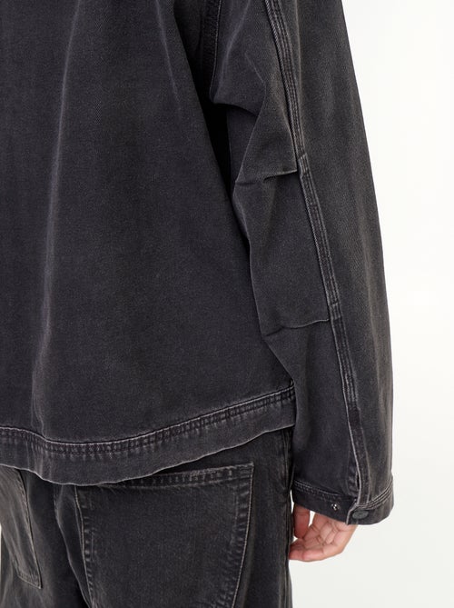 Chaqueta vaquera con cuello de pana - Kiabi