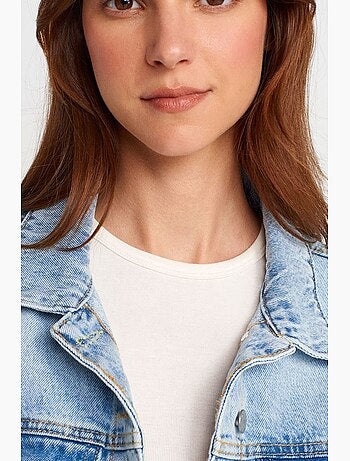 Chaqueta vaquera cropped de mujer dilvin