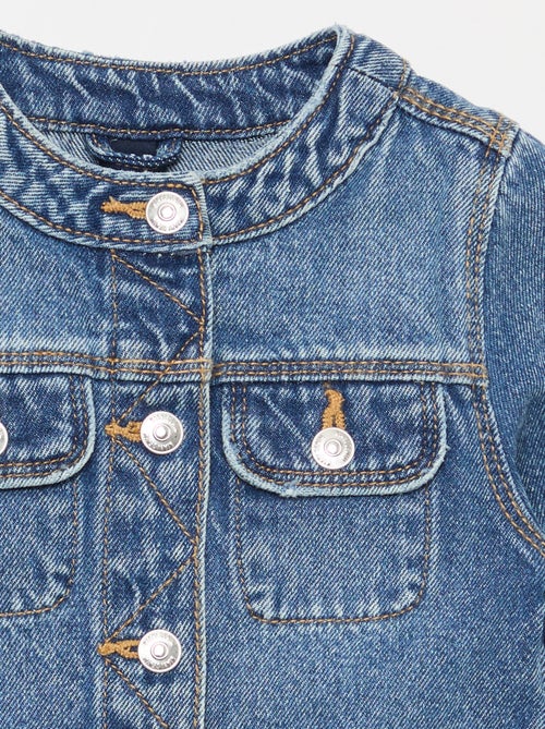 Chaqueta vaquera de cuello redondo - Kiabi