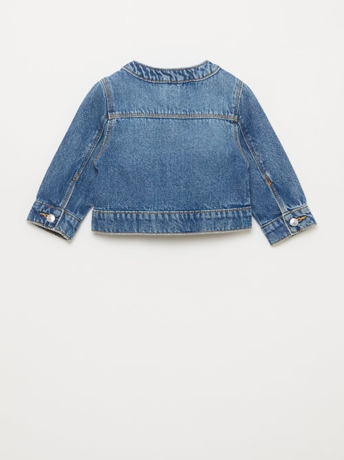 Chaqueta vaquera de cuello redondo - Kiabi