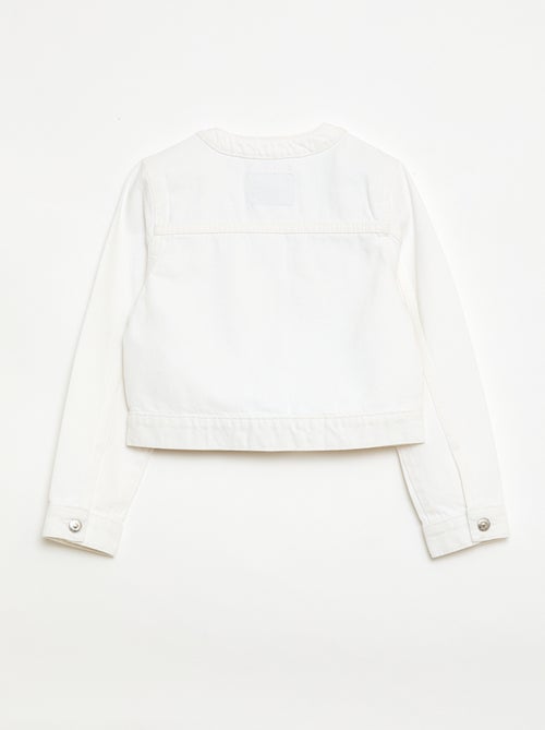 Chaqueta vaquera de cuello redondo - Kiabi